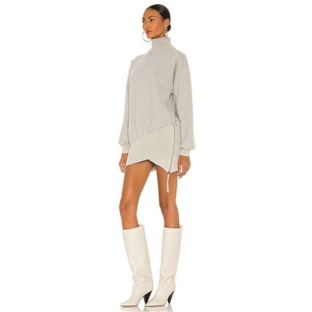 Retrofit Beige TanTurtleneck Sweater dress